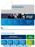 Capabilities and Experience in Nickel Research