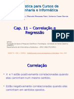 Correlação e Regressão