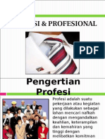 Profesi Profesional