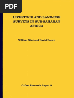 Livestock and Land-Use Surveys in Sub-Saharan Africa