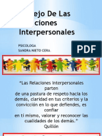 Manejo de Las Relaciones Interpersonales