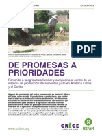 From Promises To Priorities: Putting Small-Scale, Family Producers at The Centre of A Fair Food Production System in Latin America and The Caribbean