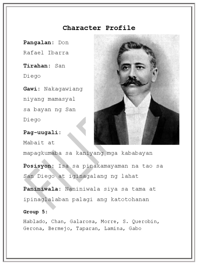 character-profile-filipino-pdf