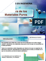 Estructura de Los Materiales Puros