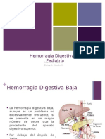 Hemorragia Digestiva en Pediatria