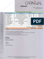 Estimate For Motor Show