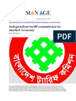 Independent Tariff Commission in Market Economy