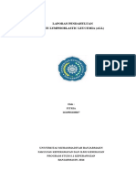 Laporan Pendahuluan Acute Lymphoblastic Leucemia (All) : Oleh: Fitria 1614901110067