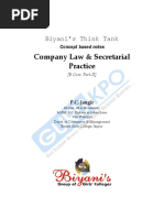 Company Law & Sec. Practice