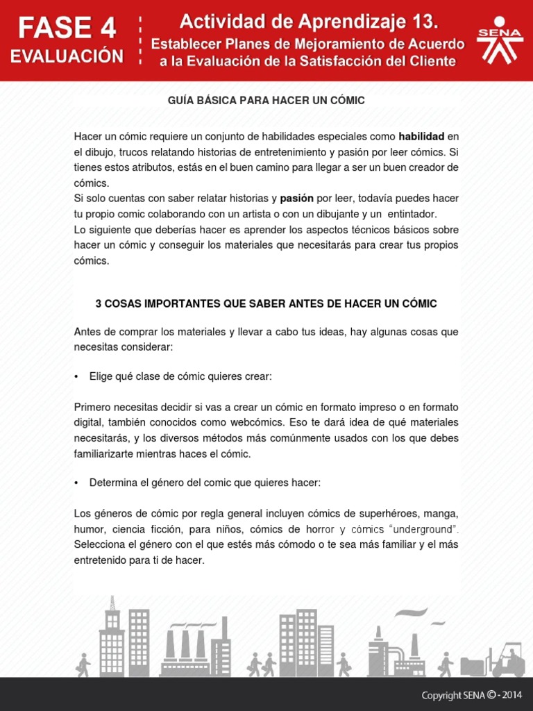 Guía Básica Para Hacer Un Cómic Cómics Dibujo