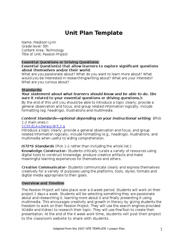 unit-plan-template-pdf-lesson-plan-communication