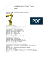 Programación básica de un Robot Fanuc
