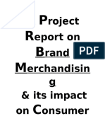 A Project Report On Branding