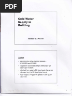 Domestic Cold Water Supply System | PDF | Plumbing | Valve
