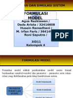Formulasi Model Kelompok 4 3id11