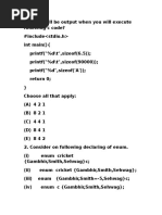 C Question 1