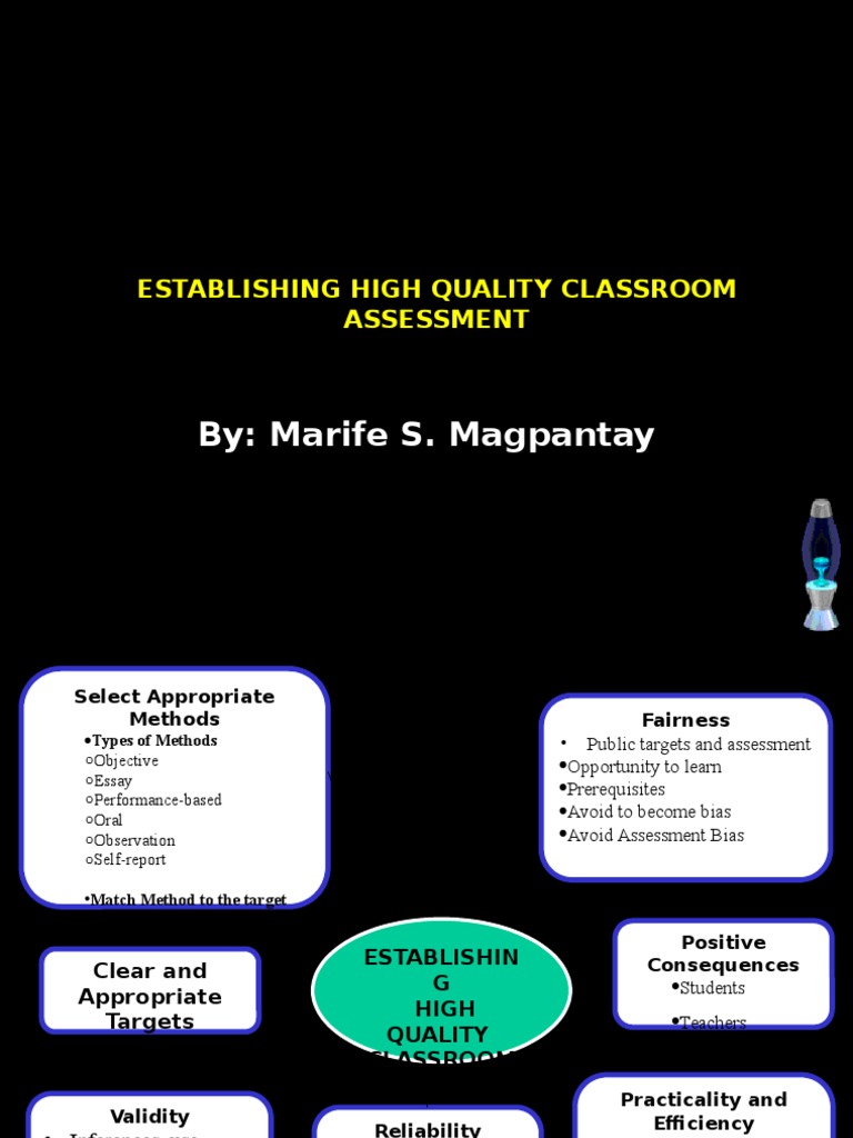 High Quality Classroom Assessment Guide | PDF | Self Report Study ...