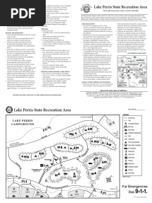 Lake Perris State Recreaion Area Campground Map