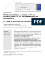 Effectiveness of Direct Vs Indirect Technique Myofascial Release in The Management of Tensiontype Headache