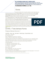 Tata Bahasa Korea Revisi L1 PDF