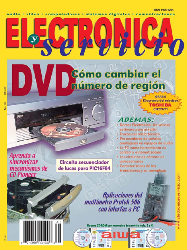 Kit electronico para montar, emisor de TV + revista