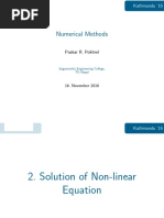 Numerical Methods: Puskar R. Pokhrel