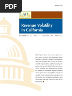 Revenue Volatility in California: January 2005