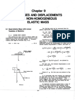 Chapter 9-Stresses and Displacements in A Non. Homogineous Elastic Mass