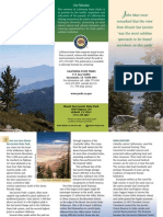 Mount San Jacinto State Park Brochure