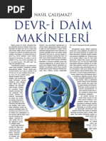 Bilim Ve Teknik - Devridaim Makineleri