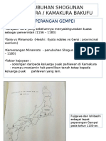 Penubuhan Shogunan Kamakura / Kamakura Bakufu: Peperangan Gempei