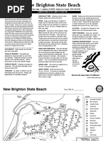 New Brighton State Beach Campground Map