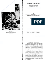 Tirthaji S.B.K., Agarwala v.S.-vedic Mathematics or Sixteen Simple Mathematical Formulae From the Vedas-Orient Book Distributors 1981
