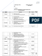 PLANIFICARE CALENDARISTICĂ A ACTIVITATII DIDACTICE AN SCOLAR 2016-2017