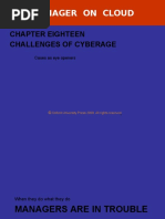 Manager On Cloud: Chapter Eighteen Challenges of Cyberage