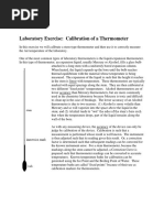 Calibrating Thermometers: Ice-Point Method | PDF | Thermometer ...