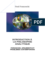 Introduction Philosophie Analytique PDF