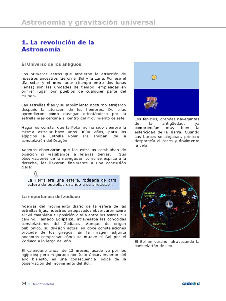 Revolución en la Astronomía Antigua | PDF | Heliocentrismo | Marea