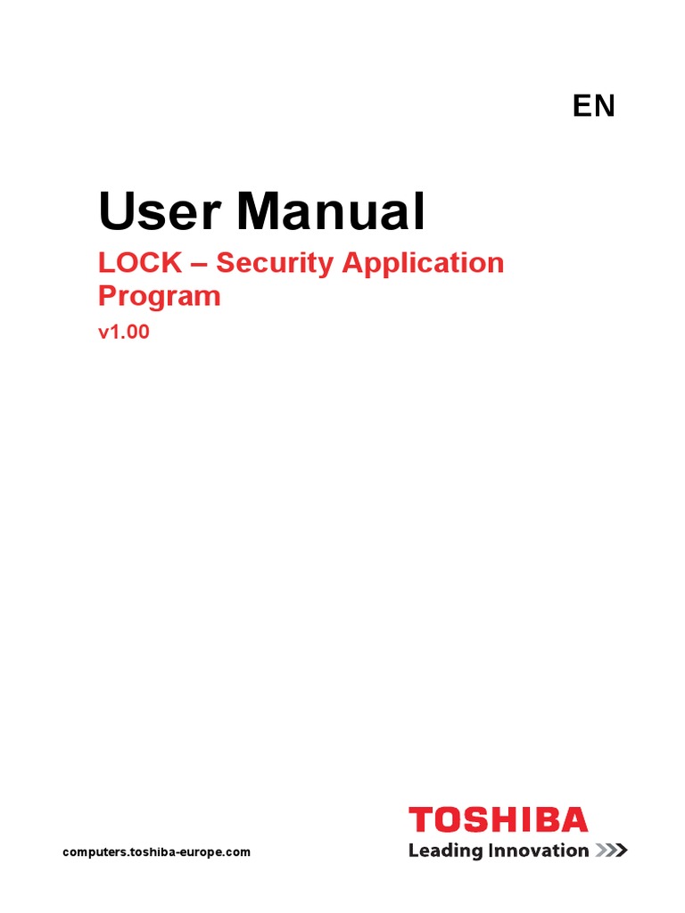 LOCK User Manual PDF | PDF | Microsoft Windows | Reading (Process)