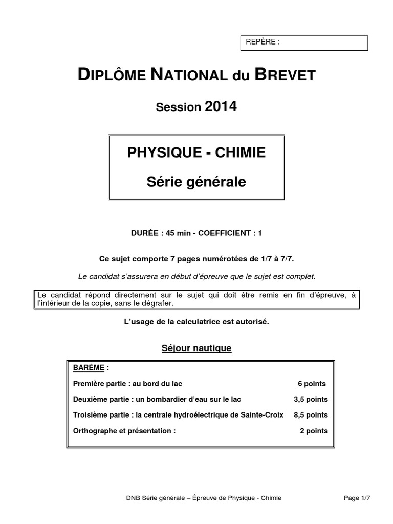 Sujet Brevet Svt Avec Corrigé Pdf 2014