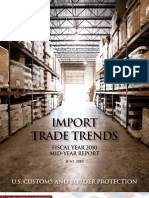 U.S. Customs Import Trends FY 2010 Mid-Year Report