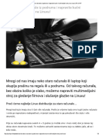 Oživite Staro Računalo Iz Podruma I Nap... Timedijalni Stroj Na Linuxu! - PC CHIP PDF
