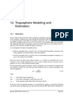 Troposphere Modeling and Estimation: 12.1 Motivation