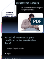 Técnicas Anestésicas Locales PDF