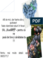 SRL Blueberry" - Pentru Că Ne Pasă de Tine Și Sănătatea Ta !!!