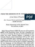 St. Vincent Ferrer - Sermon On Purgatory