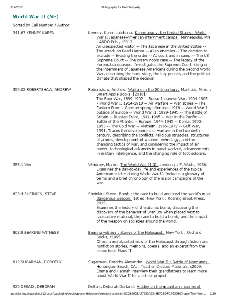 WWII NF Resources | PDF | The Holocaust | World War II