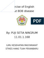 Exercise of English About BDB Disease: Ilmu Kesehatan Masyarakat Stikes Hang Tuah Pekanbaru