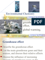 Environmental Chemistry: Greenhouse Gases and Global Warming