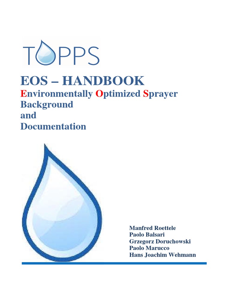 Environmentally Optimized Sprayer Guide | PDF | Climate Change ...